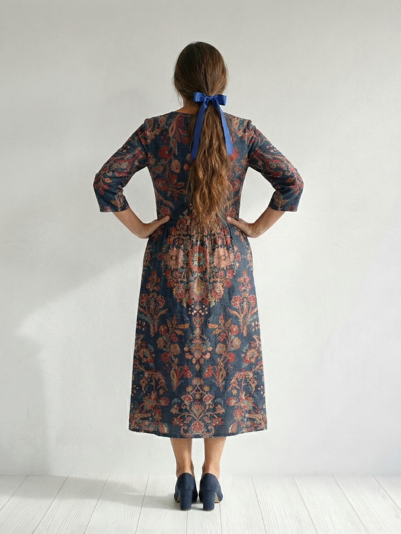 Delvia | Soft Form Midi Dress