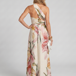 Isassa | Soft Halter Flowing Skirt Maxi Dress