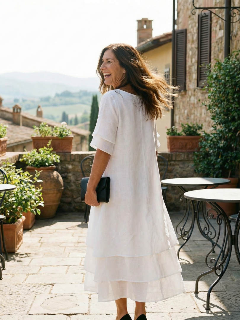 Soletta | Soft Layered Dress