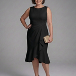 Wrennala | Sleeveless Wrap Detail Midi Dress