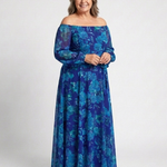 Camrose | Off Shoulder Floral Maxi Dress