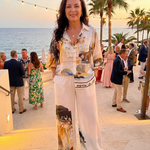 Fleursette | Artistic Print Blouse And Wide Leg Pants Set