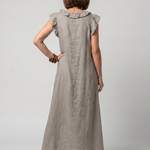 Temrose | Sleeveless Ruffle Trim Midi Dress