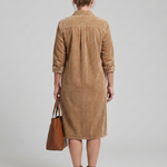 Kalney | Long Sleeve Patch Pockets Midi Dress