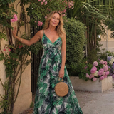 Thaletta | Sleeveless Floral Print Midi Dress