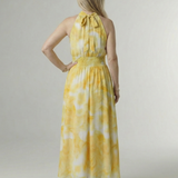 Penlora | Gathered Halter Midi Dress