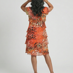 Casda | Speckled Tier Knee Length Dress
