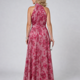 Corla | Soft Halter Neck Midi Dress