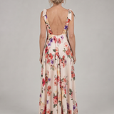 Beline | Sleeveless Flowing Skirt Maxi Dress