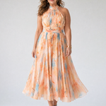 Calra | Soft Halter Midi Dress