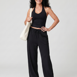 Valmae | Sleeveless Scoop Neck Top And Wide Leg Pants Set