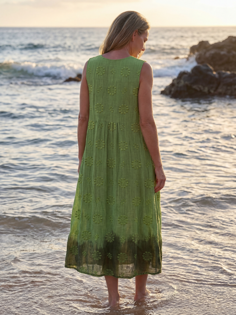 Tamsinda | Garden Texture Midi Dress