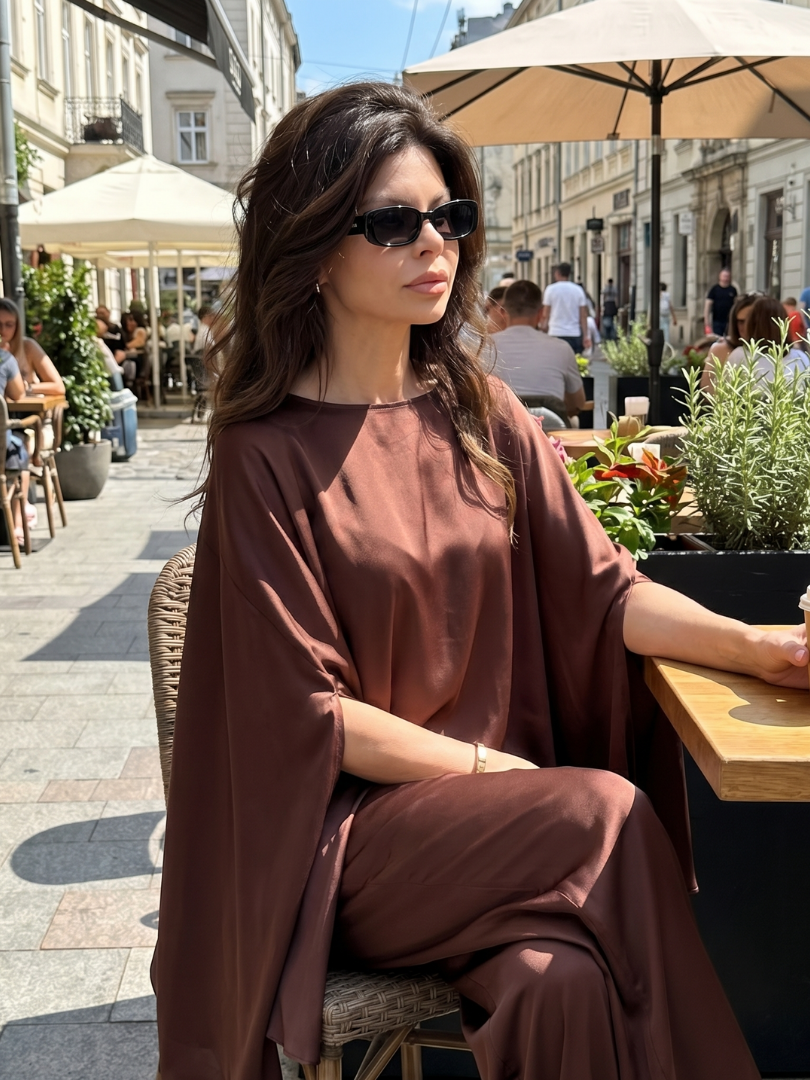Nevlia | Flow Tunic Wide Leg Set