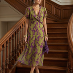 Marine | Relaxed Floral Midi Dress