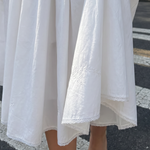Velthea | Sleeveless Button Front Flared Skirt Midi Dress