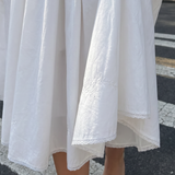 Velthea | Sleeveless Button Front Flared Skirt Midi Dress