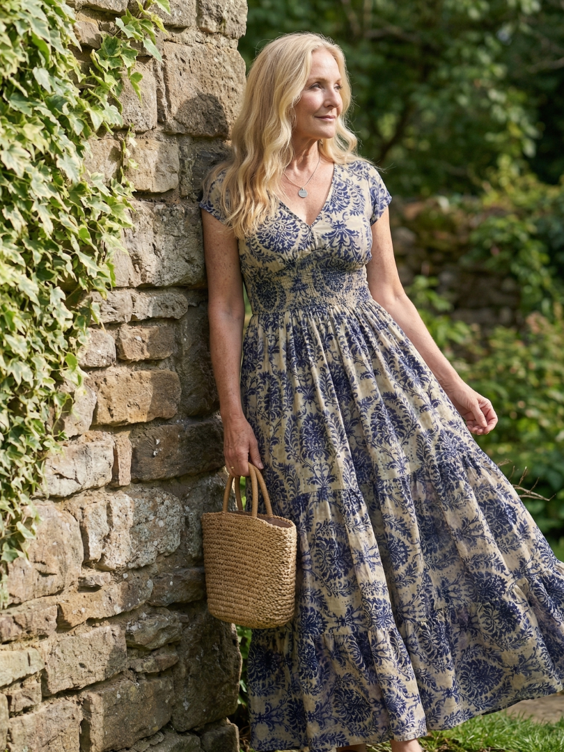 Sennalette | Printed Flow Maxi Dress