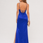 Tamsinthea | Asymmetrical Draped Midi Dress