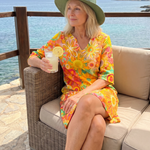 Milbelle | Multicolor Floral Pattern Knee Length Dress