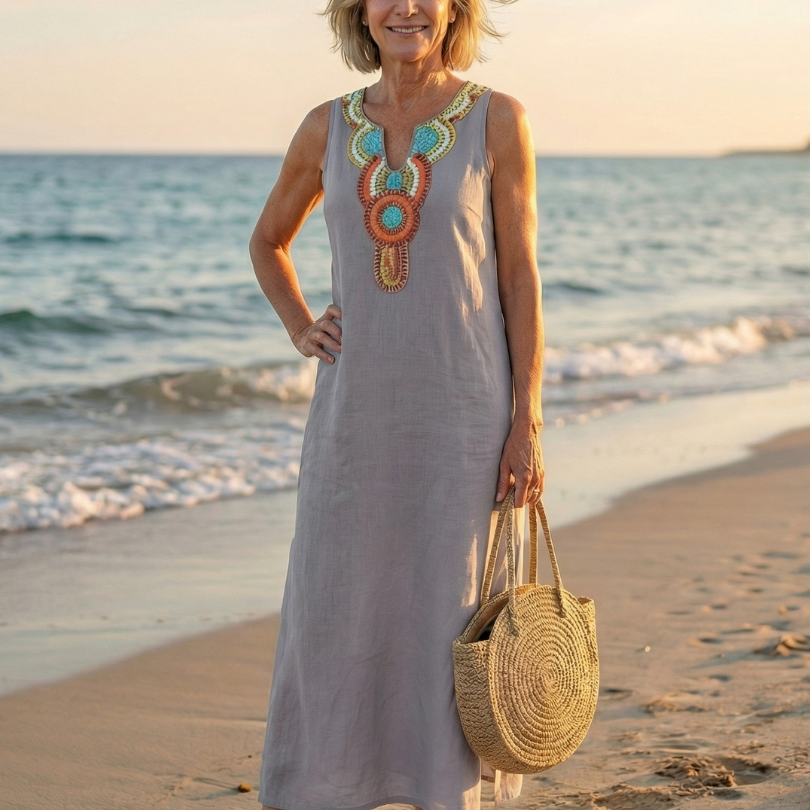 Belmae | Airy Flow Midi Dress
