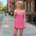 Belvia | Spaghetti Strap Relaxed Fit Mini Dress