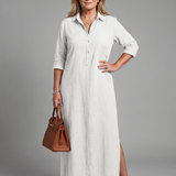 Lorra | Long Sleeve Relaxed Silhouette Maxi Dress
