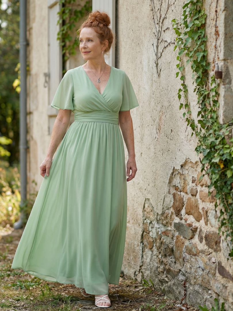 Talbeth | Pure Wrap Maxi Dress