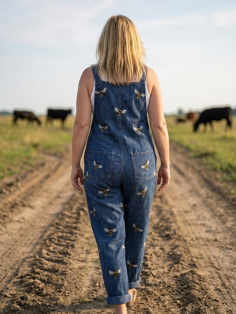 Fiothea | Bee Strap Jumpsuit
