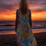 Wrennasia | Coastal Texture Midi Dress