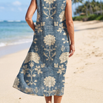 Liandra | Shoreline Floral Midi Dress