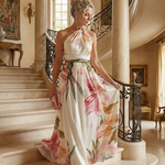 Celsette | Light Floral Maxi Dress