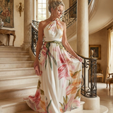 Celsette | Light Floral Maxi Dress