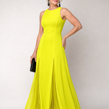 Theawyn | Sleeveless High Neck Maxi Dress