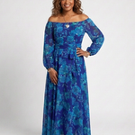Camrose | Off Shoulder Floral Maxi Dress