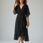 Selrina | Light Drape Midi Dress