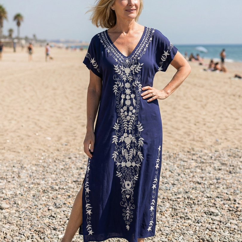 Dellathea | Light Drape Midi Dress