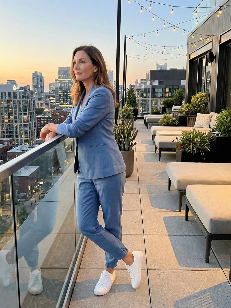 Fiosette | Notch Collar Relaxed Tailored Suit