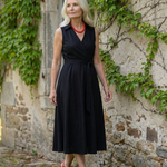 Sennarose | Relaxed Drape Midi Dress
