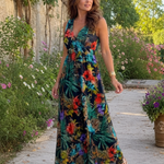 Velmae | Sleeveless Empire Waist Midi Dress