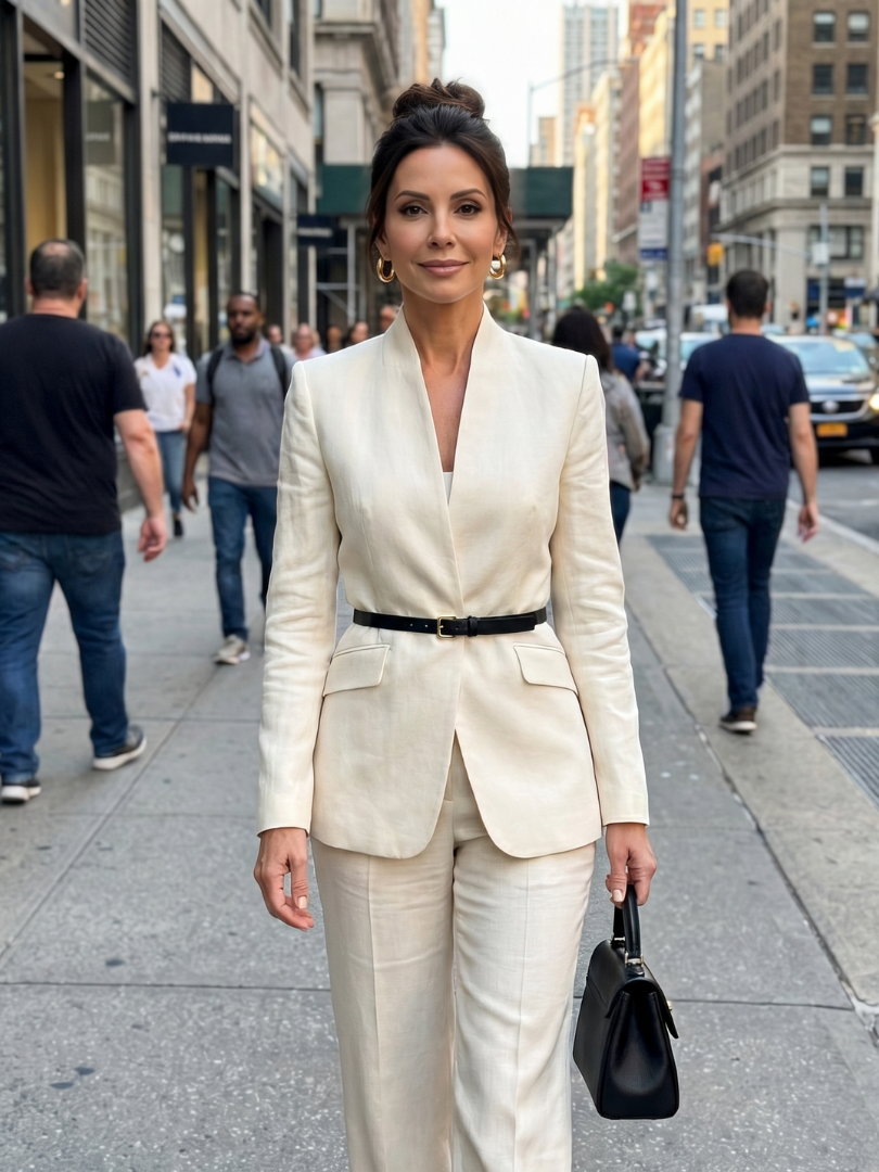Mirassa | Structured Stand Collar Tailored Suit