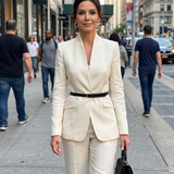 Mirassa | Structured Stand Collar Tailored Suit