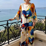 Milnia | Floral Two Piece Pant Set