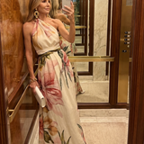 Isassa | Soft Halter Flowing Skirt Maxi Dress