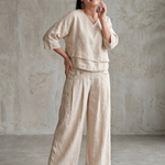 Callia | Layered Top Wide Leg Set