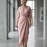 Giandra | Diagonal Drape Maxi Dress