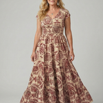 Sennalette | Printed Flow Maxi Dress