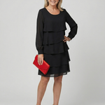 Liana | Clean Layered Knee Length Dress