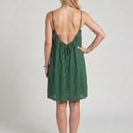 Maemarie | Spaghetti Strap Open Back Knee Length Dress