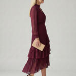 Dahbelle | Fluid Drape Midi Dress