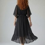 Selrina | Light Drape Midi Dress
